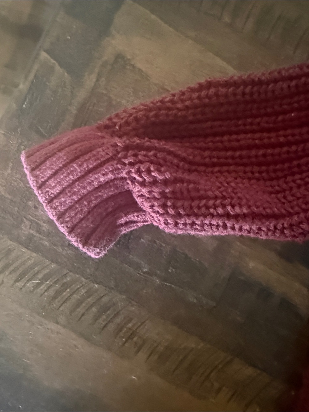 Little Co. Kids 'Merry' Chunky Knit Sweater - Red - Picture 3 of 5